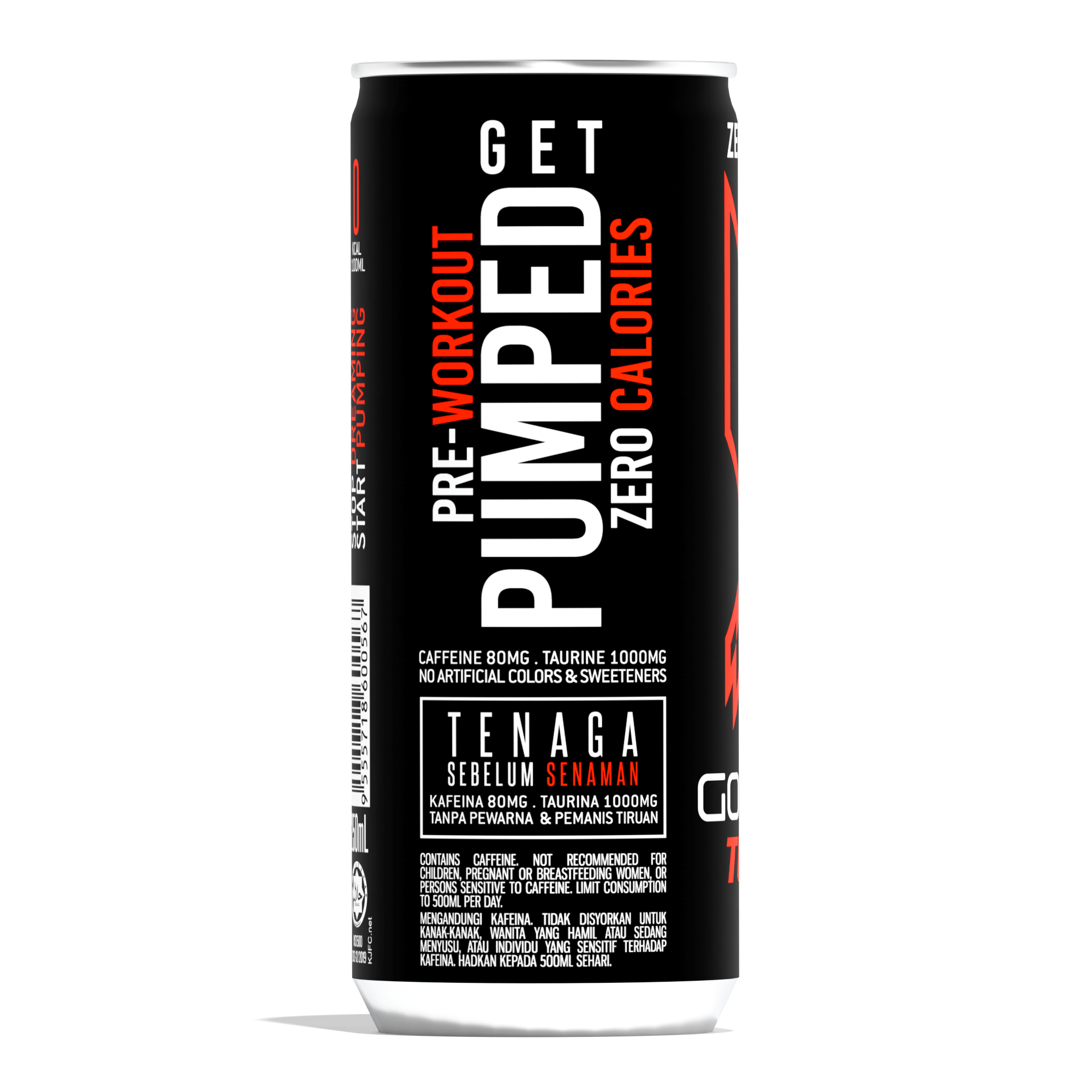 GORILLA Turbo ZERO Fruit Overload 250mL x 24 Cans/Carton - Image 2